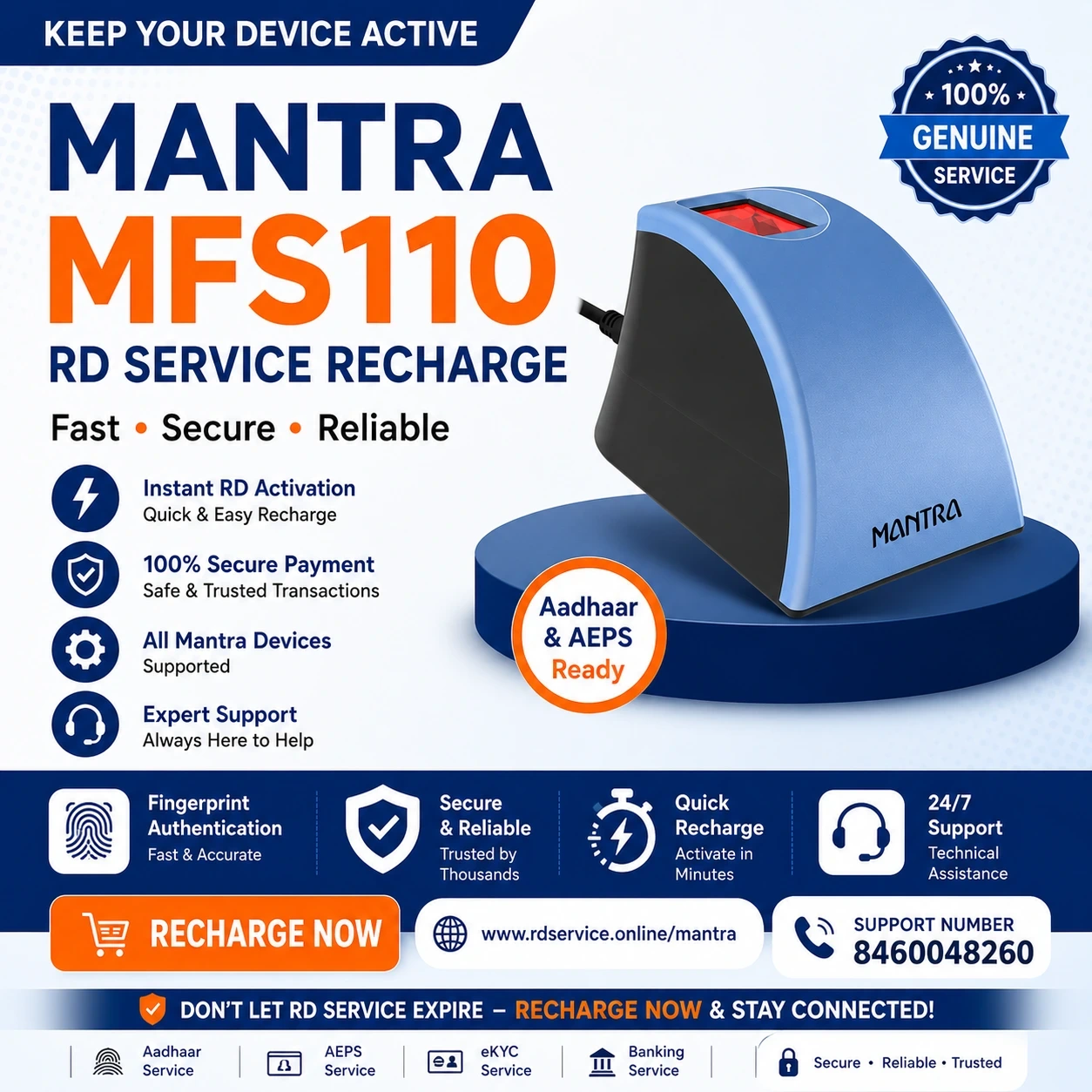 Mantra MFS110 RD Service Mantra MFS110 RD Service Recharge Online